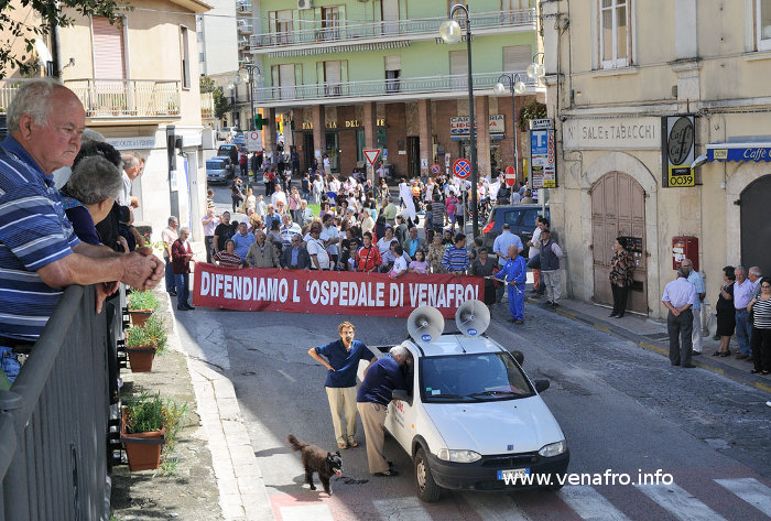 Manifestazione per l'ospedale